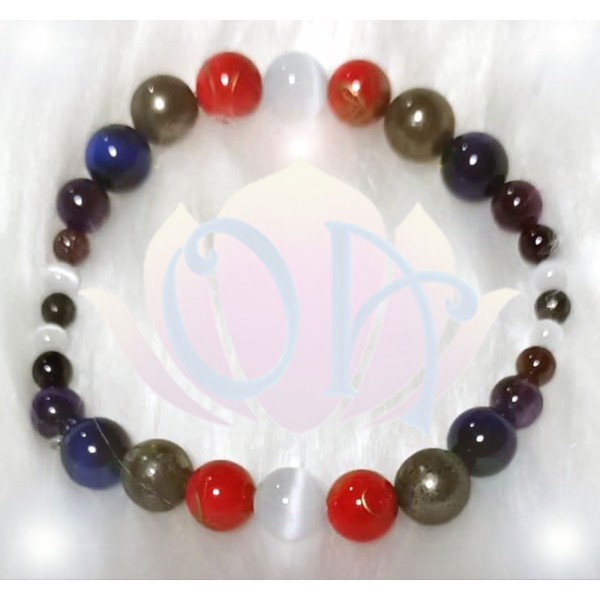 PULSEIRA ANCESTRAL - PROSPERIDADE (C/ PEDRAS PRECIOSAS) PULSEIRA ANCESTRAL - PROSPERIDADE (C/ PEDRAS PRECIOSAS)